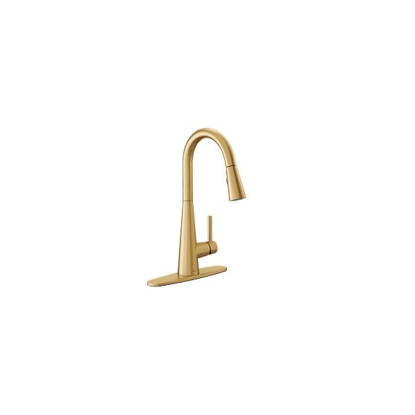 Moen Brushed Gold One-Handle Pulldown Kitchen Faucet 7864BG - main